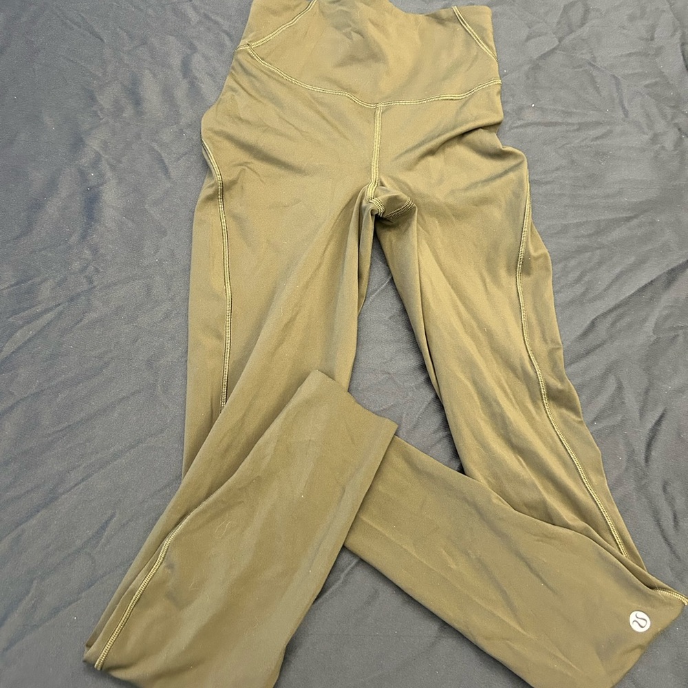 Lululemon Align Olive Green High-Waisted Leggings